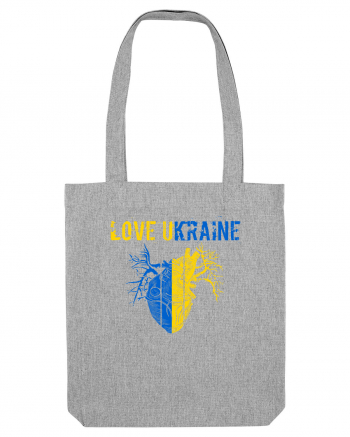 Love Ukraine Heather Grey