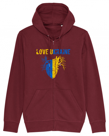 Love Ukraine Burgundy