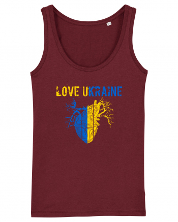 Love Ukraine Burgundy