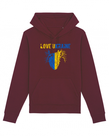 Love Ukraine Burgundy