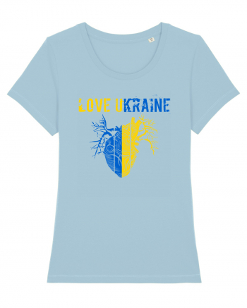 Love Ukraine Sky Blue