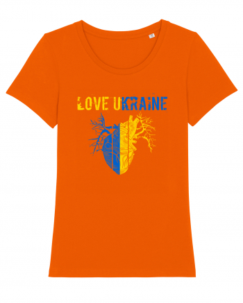 Love Ukraine Bright Orange