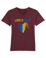 Love Ukraine Tricou mânecă scurtă guler V Bărbat Presenter