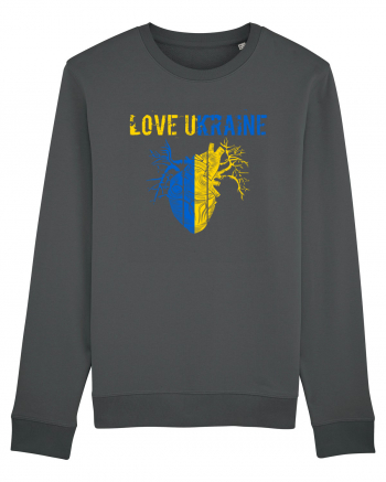 Love Ukraine Anthracite