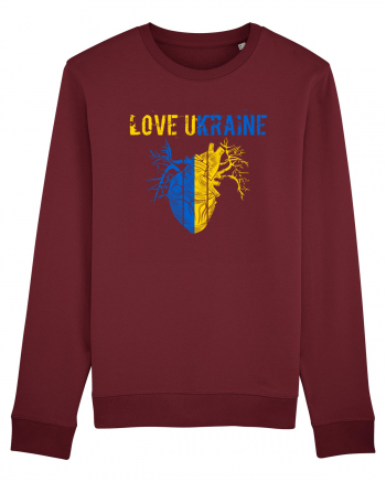 Love Ukraine Burgundy