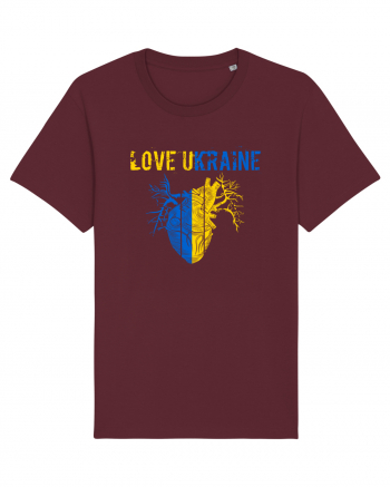 Love Ukraine Burgundy