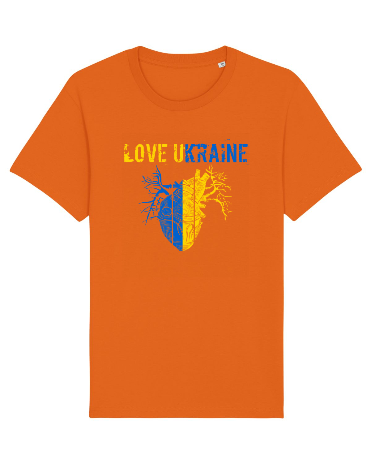 Tricou mânecă scurtă Unisex Rocker Bright Orange