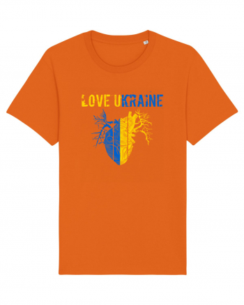 Love Ukraine Bright Orange