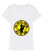 Gold's Gym Tricou mânecă scurtă guler V Damă Evoker