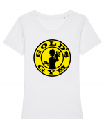 Gold's Gym Tricou mânecă scurtă guler larg fitted Damă Expresser