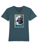 Love Dogs Tricou mânecă scurtă guler V Bărbat Presenter