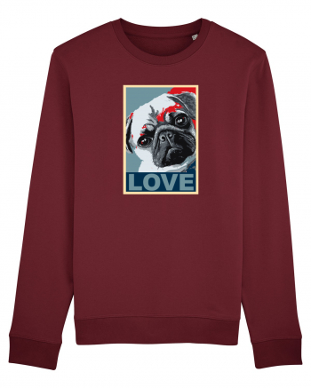 Love Dogs Burgundy