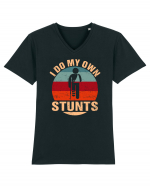 I Do My Own Stunts Tricou mânecă scurtă guler V Bărbat Presenter