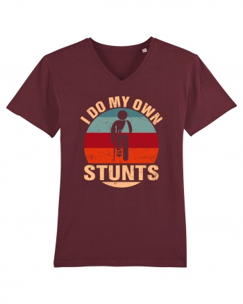 I Do My Own Stunts Burgundy