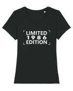 Limited Edition 1986 Tricou mânecă scurtă guler larg fitted Damă Expresser