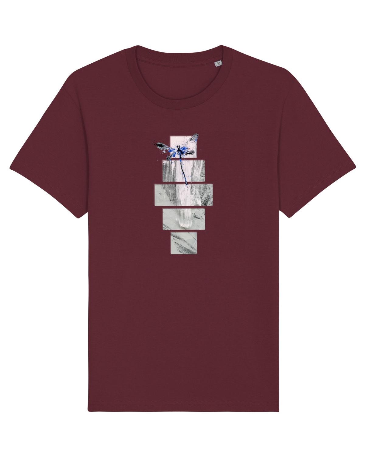 Tricou mânecă scurtă Unisex Rocker Burgundy