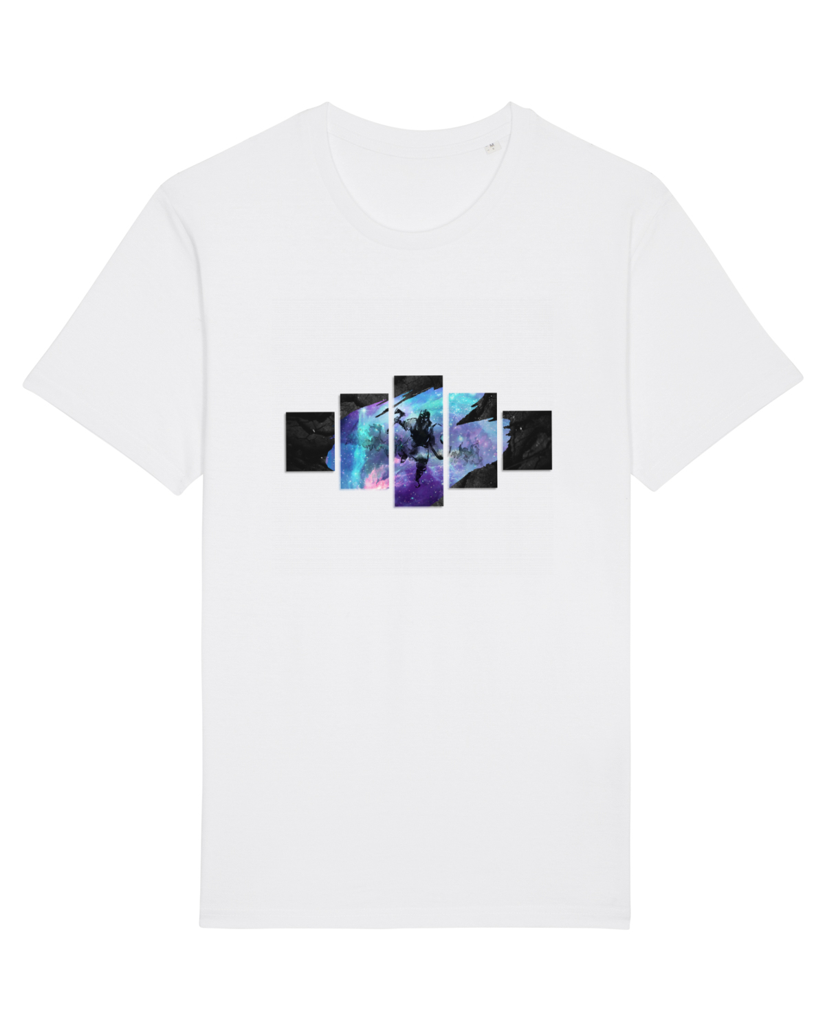 Tricou mânecă scurtă Unisex Rocker White