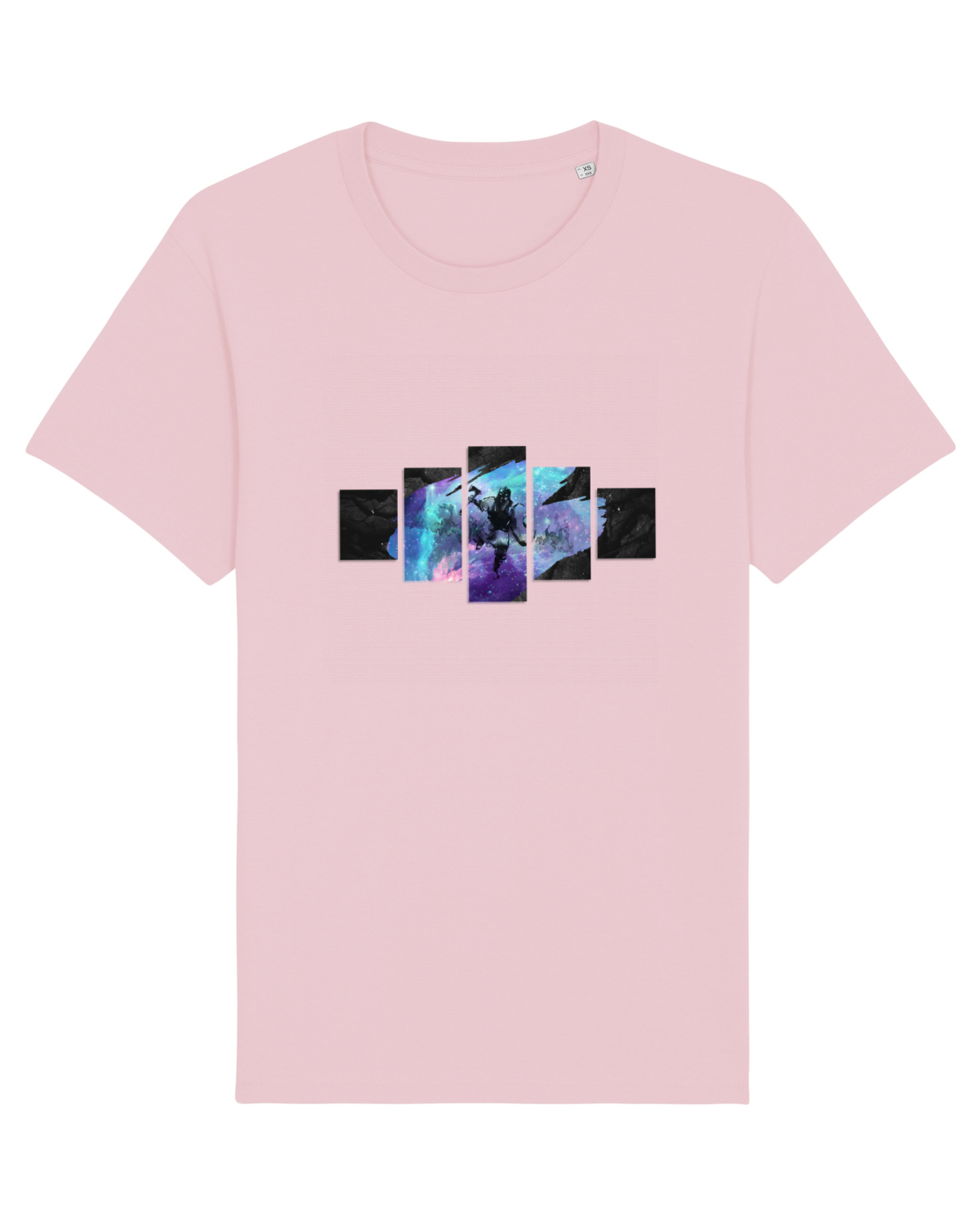 Tricou mânecă scurtă Unisex Rocker Cotton Pink