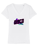 Disco Panic Tricou mânecă scurtă guler V Damă Evoker