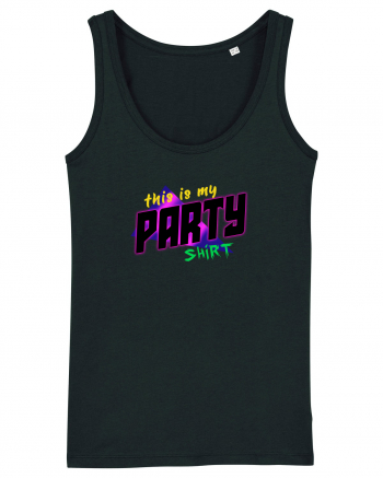 This is my party shirt. Black