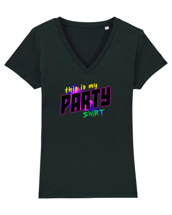 This is my party shirt. Black