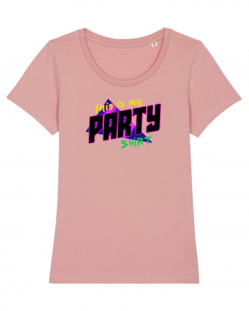 This is my party shirt. Canyon Pink