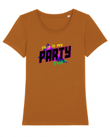 This is my party shirt. Roasted Orange