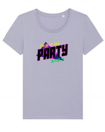 This is my party shirt. Lavender
