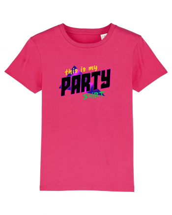 This is my party shirt. Raspberry