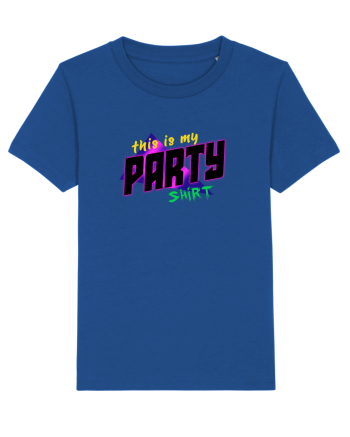 This is my party shirt. Majorelle Blue
