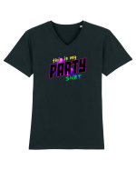 This is my party shirt. Tricou mânecă scurtă guler V Bărbat Presenter