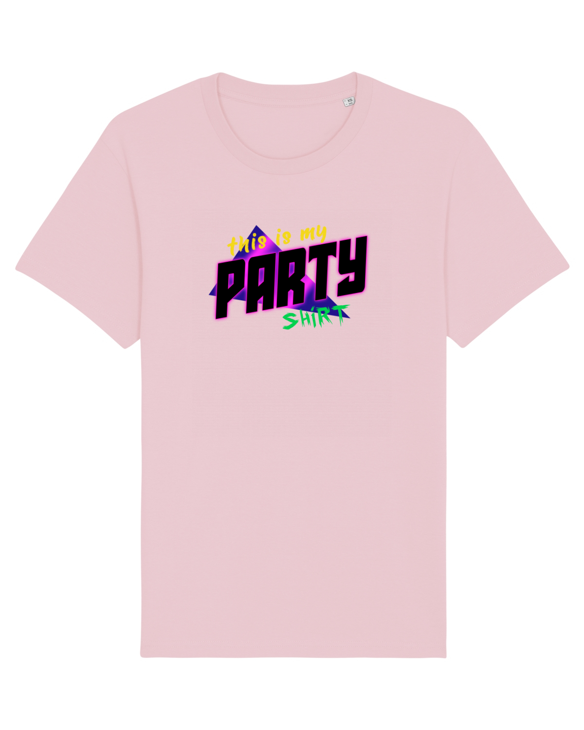 Tricou mânecă scurtă Unisex Rocker Cotton Pink