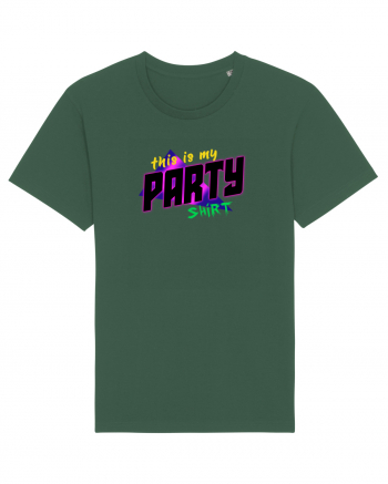 This is my party shirt. Bottle Green