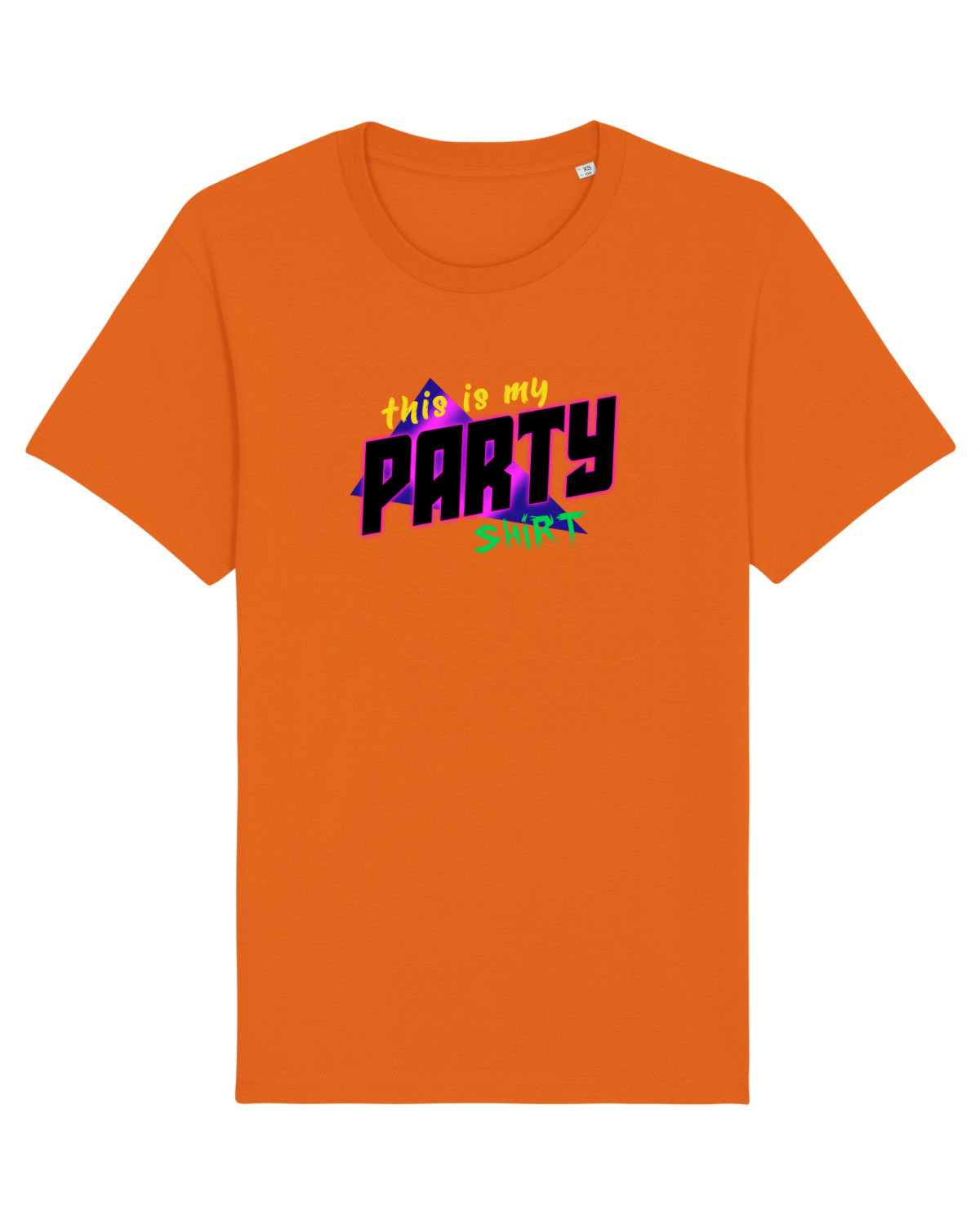 Tricou mânecă scurtă Unisex Rocker Bright Orange