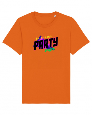 This is my party shirt. Bright Orange