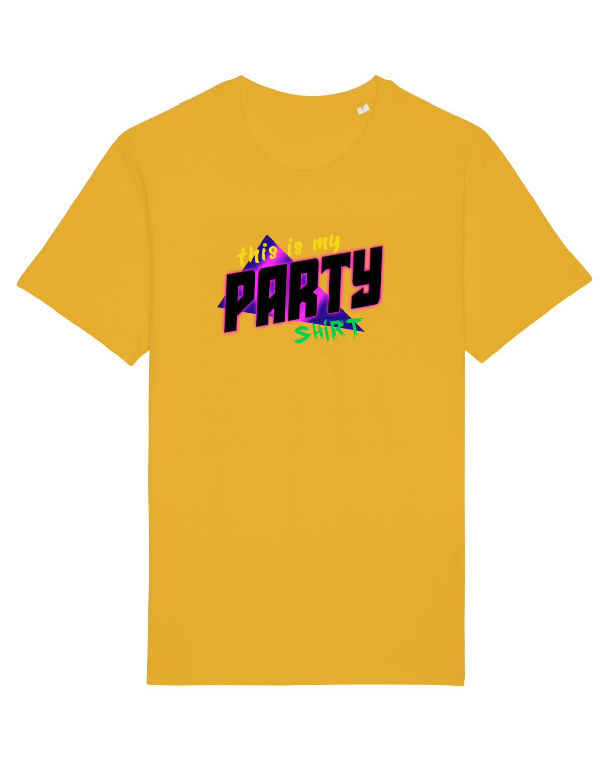 Tricou mânecă scurtă Unisex Rocker Spectra Yellow