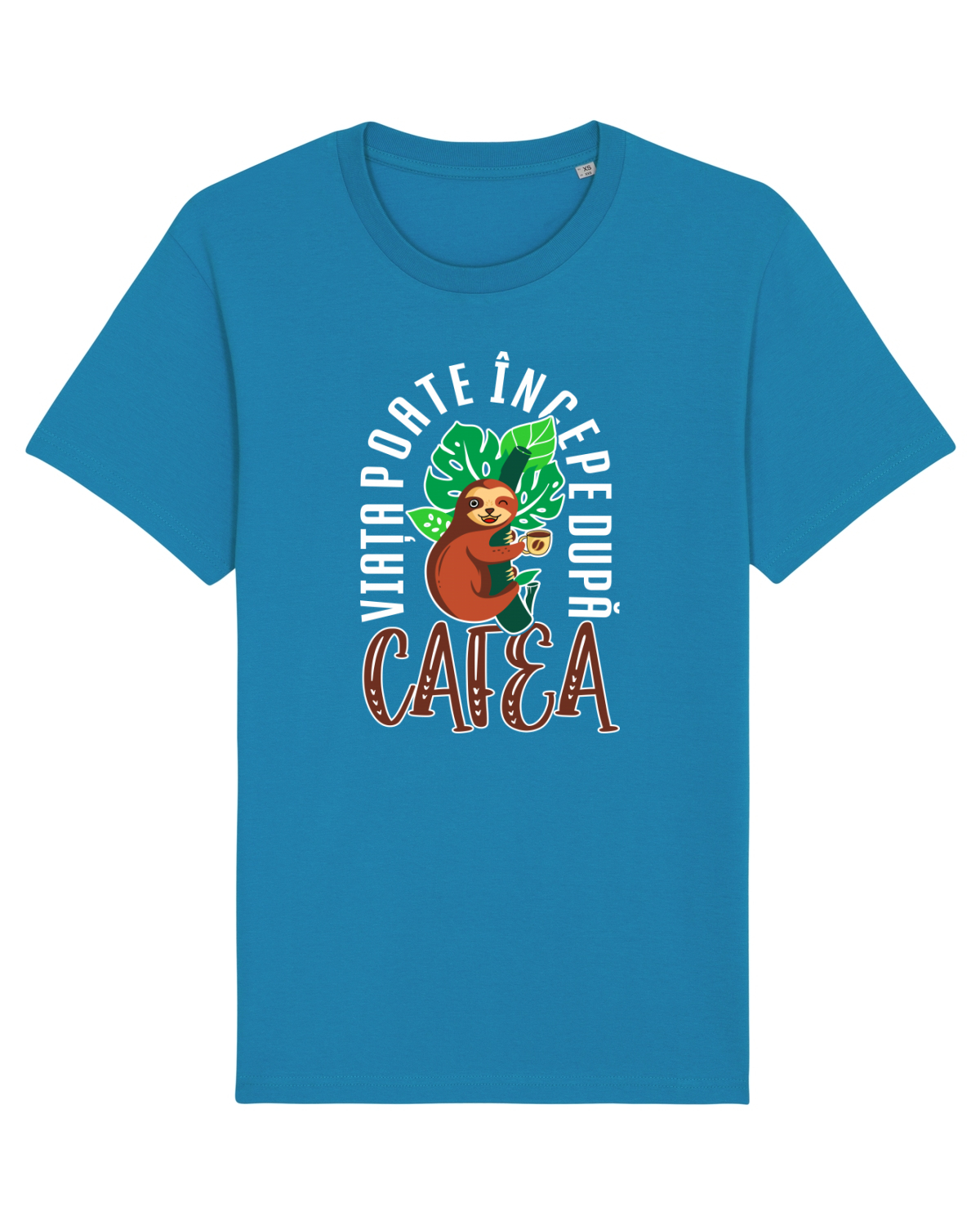 Tricou mânecă scurtă Unisex Rocker Azur