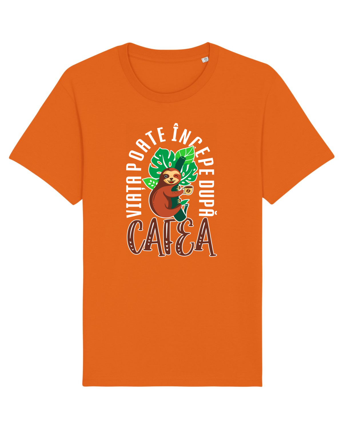 Tricou mânecă scurtă Unisex Rocker Bright Orange