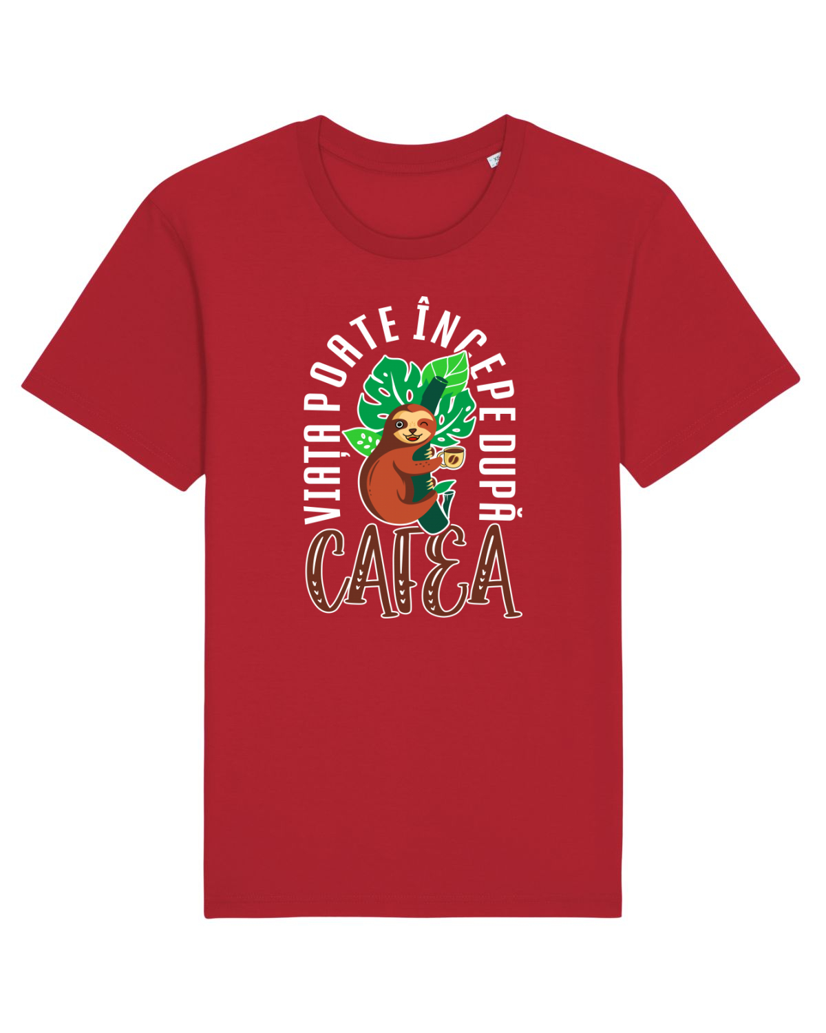 Tricou mânecă scurtă Unisex Rocker Red