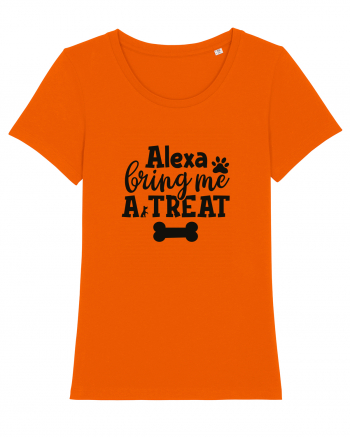 Alexa, Bring Me A Treat Bright Orange