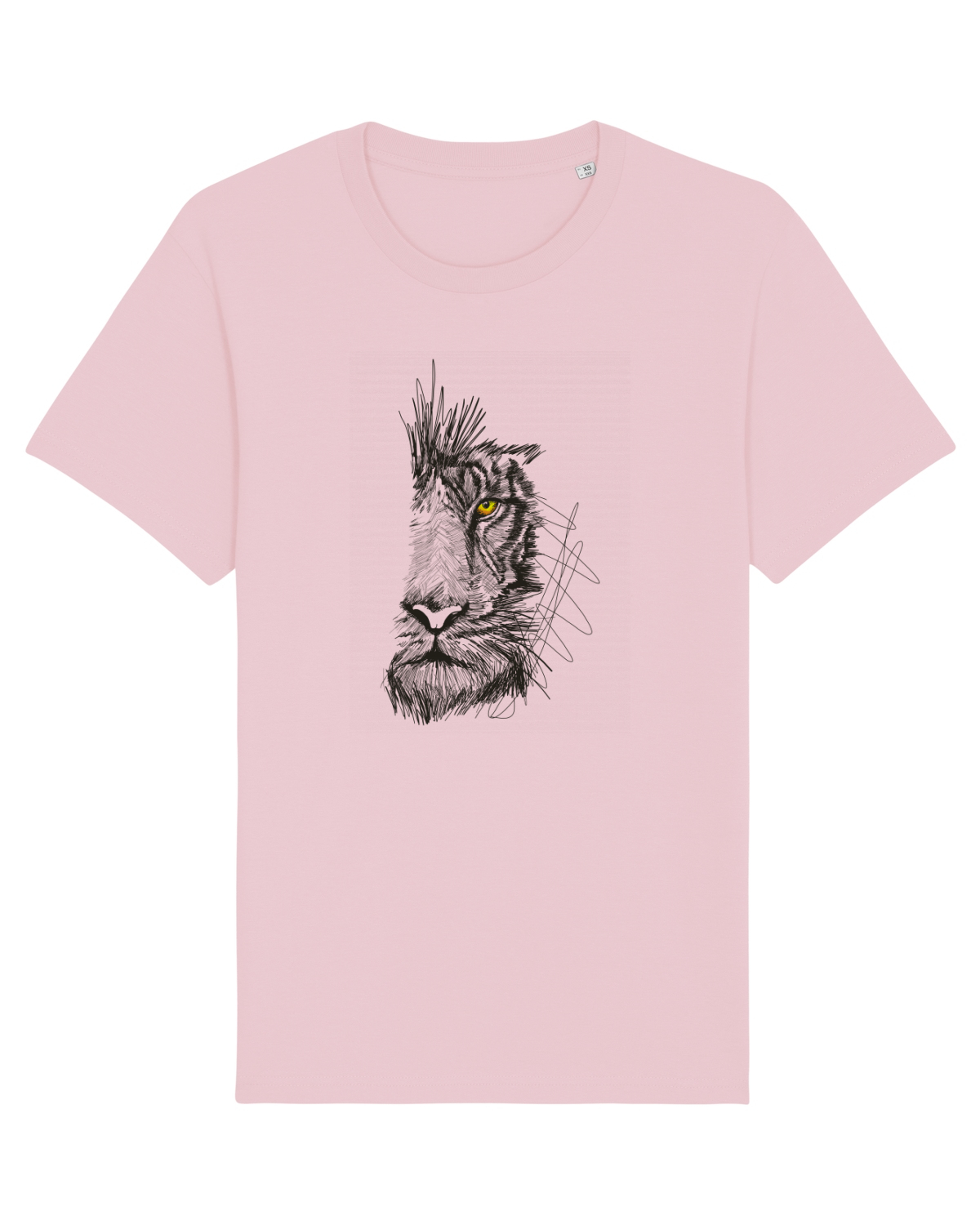 Tricou mânecă scurtă Unisex Rocker Cotton Pink