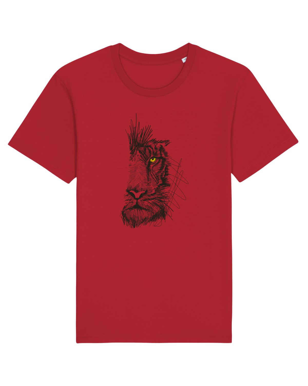 Tricou mânecă scurtă Unisex Rocker Red