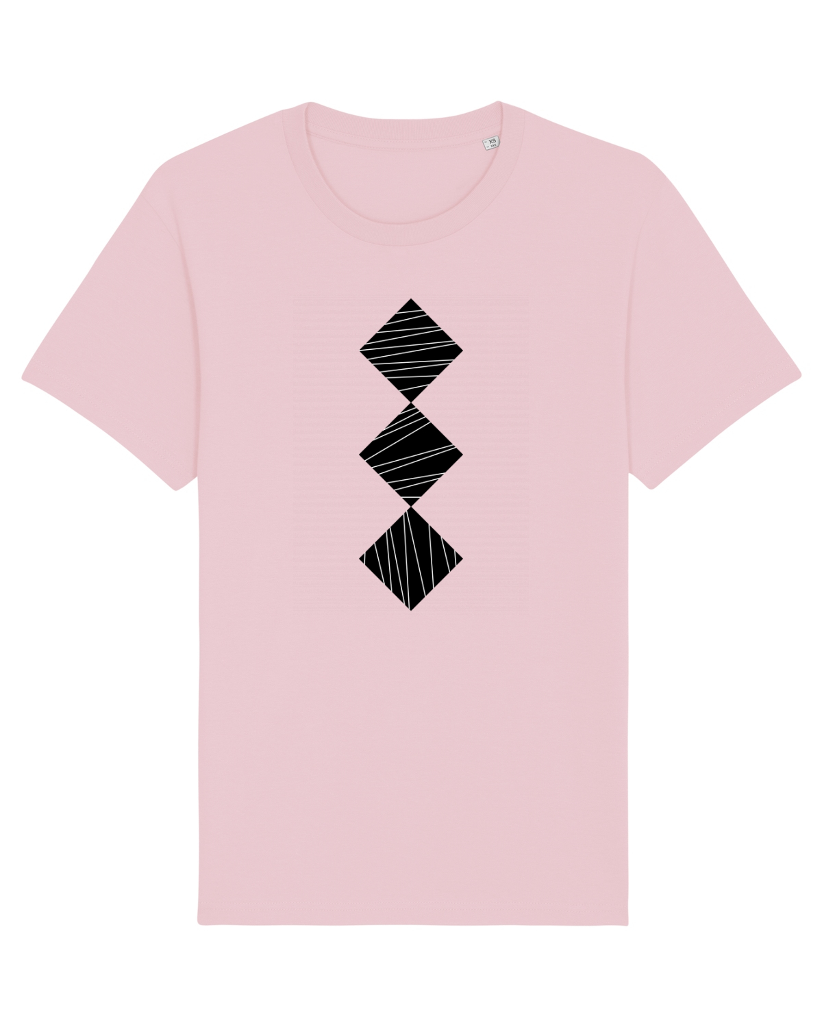 Tricou mânecă scurtă Unisex Rocker Cotton Pink