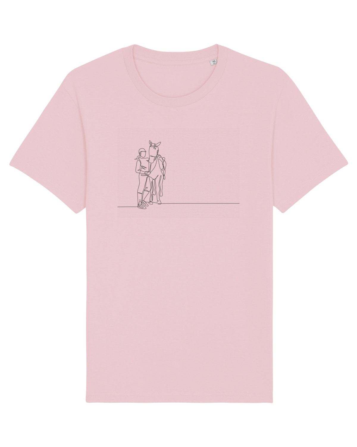 Tricou mânecă scurtă Unisex Rocker Cotton Pink