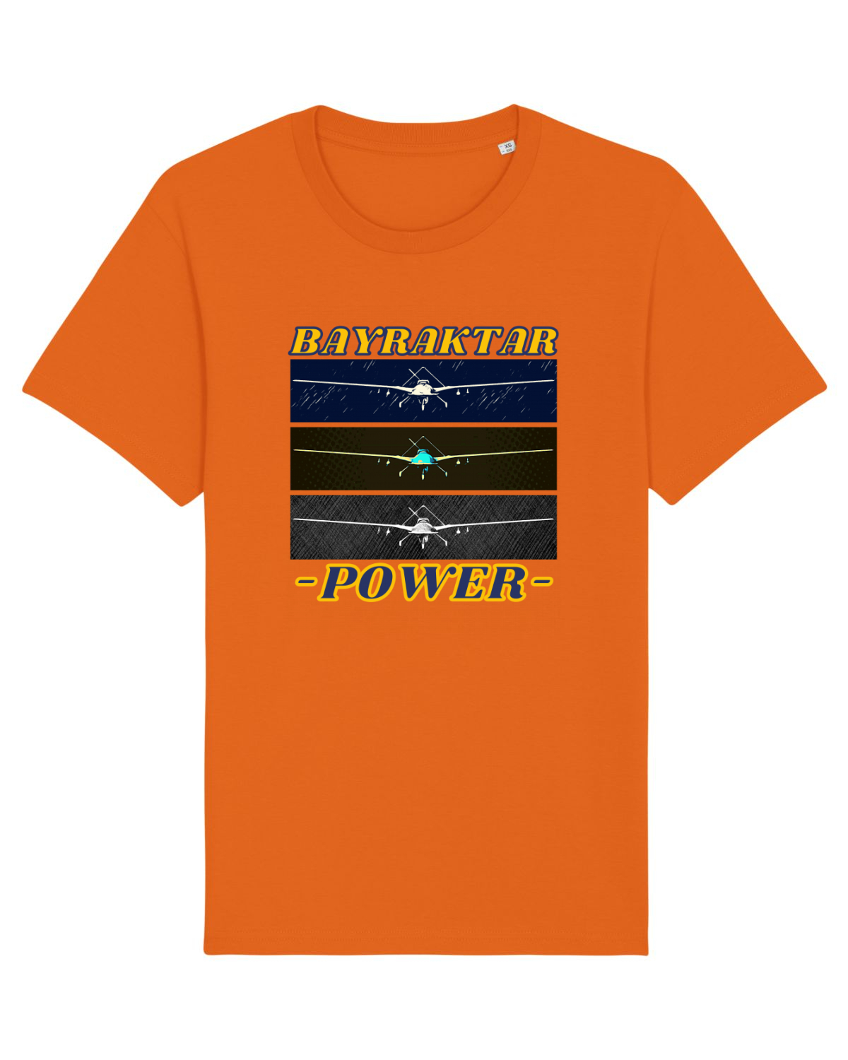 Tricou mânecă scurtă Unisex Rocker Bright Orange