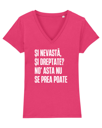 Tricou personalizat Și nevastă, și dreptate? Raspberry