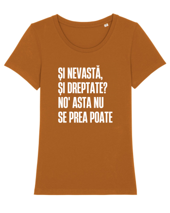 Tricou personalizat Și nevastă, și dreptate? Roasted Orange