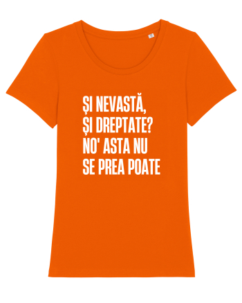 Tricou personalizat Și nevastă, și dreptate? Bright Orange