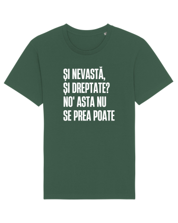 Tricou personalizat Și nevastă, și dreptate? Bottle Green