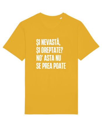 Tricou personalizat Și nevastă, și dreptate? Spectra Yellow
